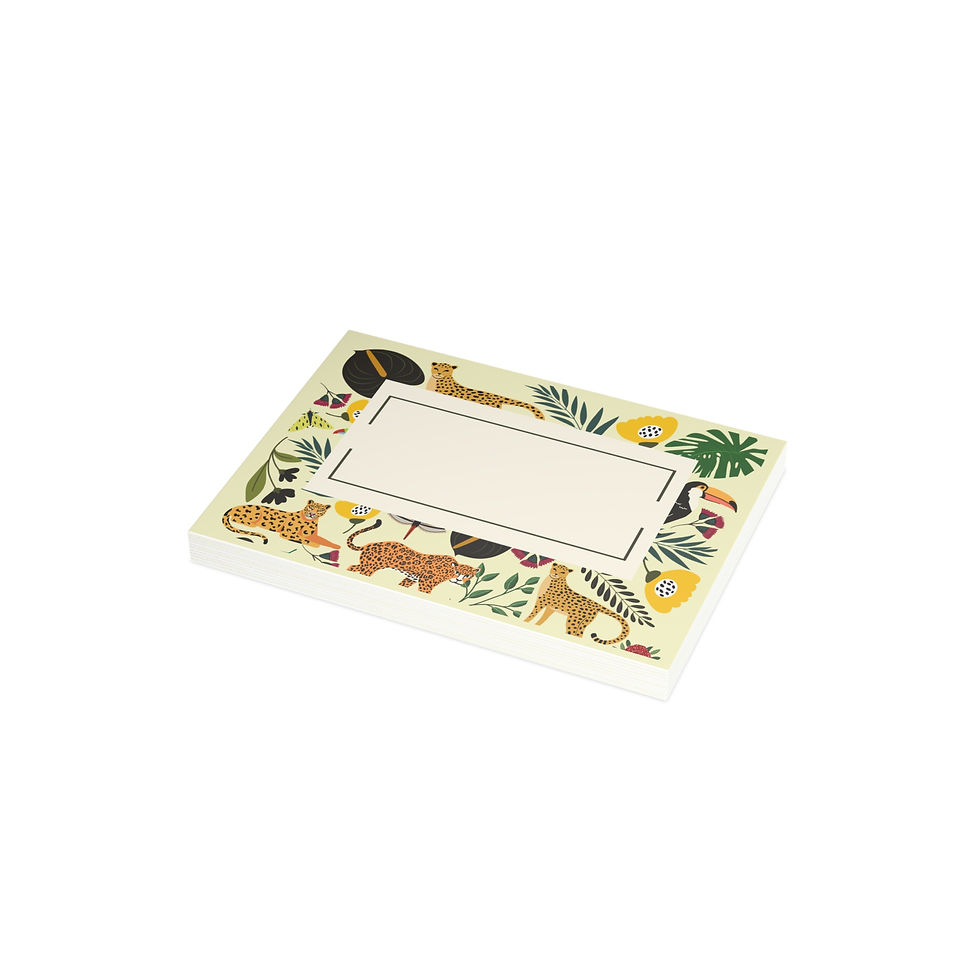 Thumbnail: Cheetah Grove Table Place Cards