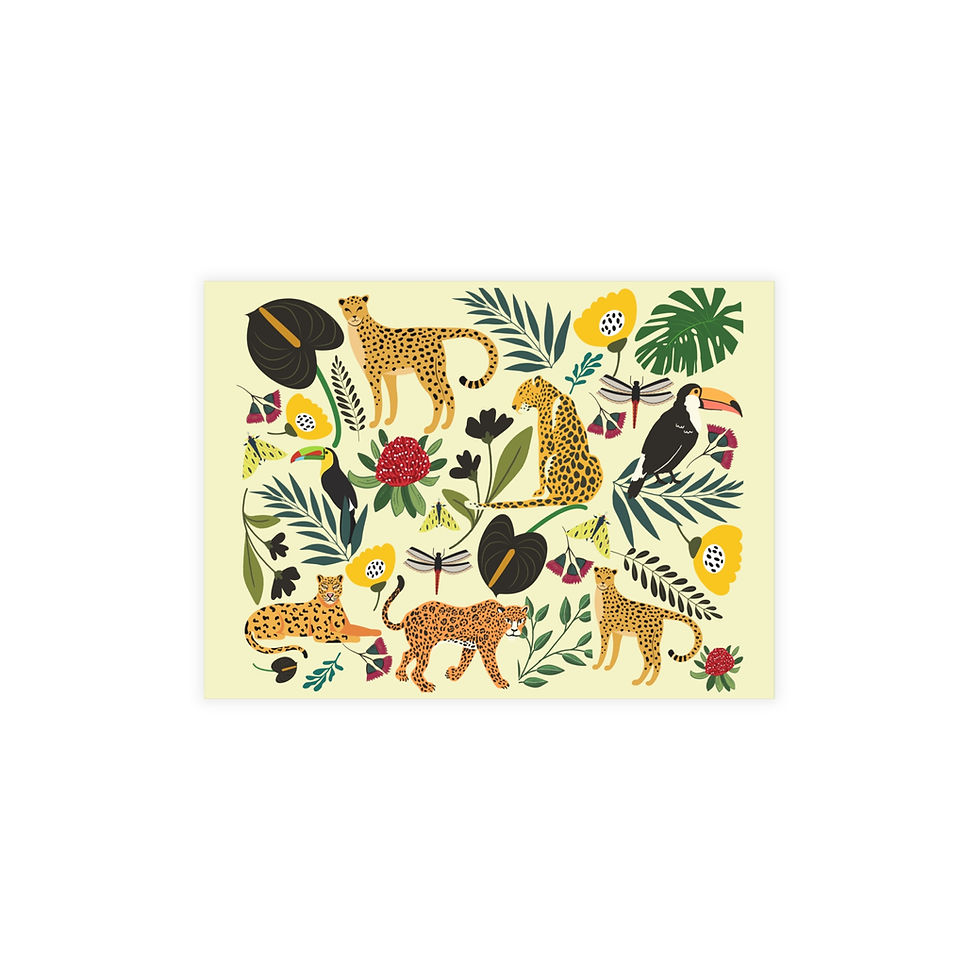 Thumbnail: Cheetah Grove Table Place Cards