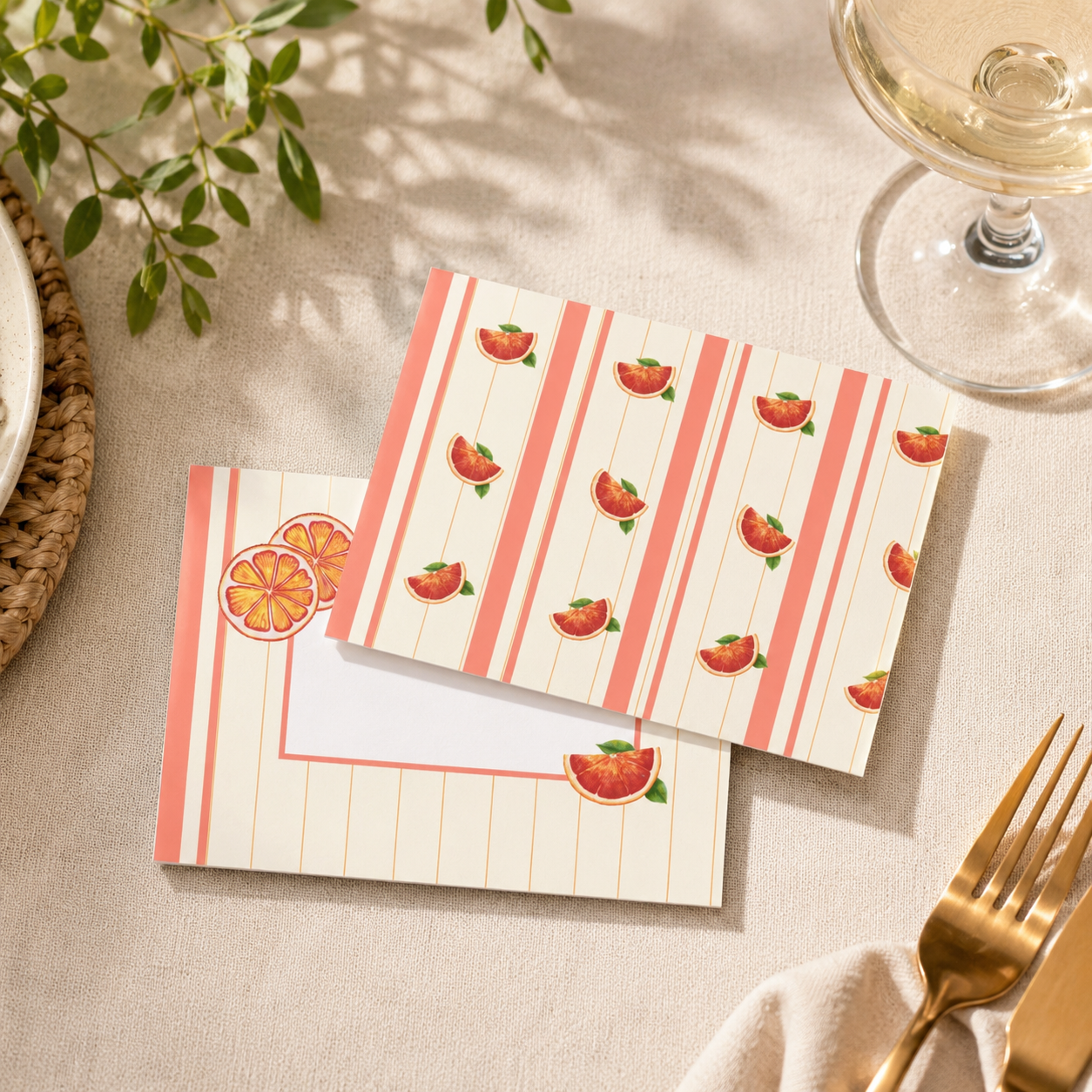 Sanguinello Table Place Cards