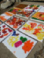 arty party paintings