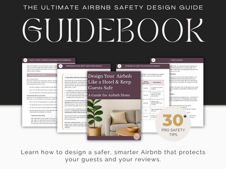 Why one unsafe Airbnb stay with my kids led me to create a safety guide for Hosts. With insights from a professional Interior Designer.