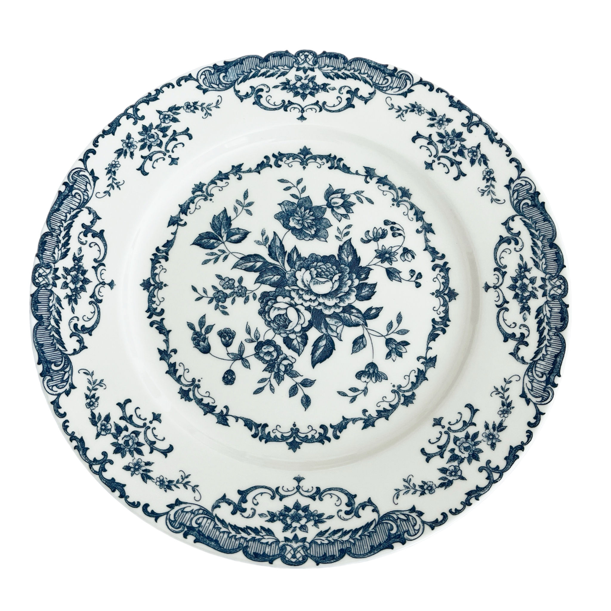 Blue and White Lunch Plate