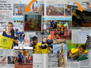 Perslid Johan Cruyff Foundation - Open Dag, gelijk in de krant!