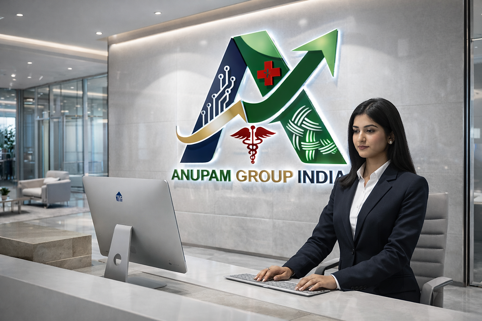 ANUPAM GROUP INDIA A MULTI-DISCIPLINARY CORPORATE GROUP Building a Healthier Future. Driving Sustain