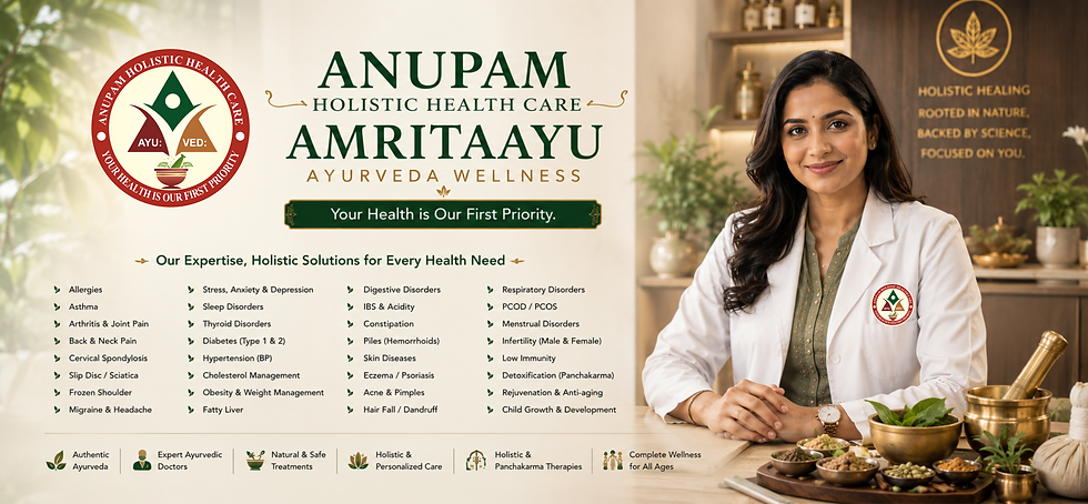 Anupam Holistic Health Care | AMRITAAYU AYURVEDA WELLNESS NEW DELHI