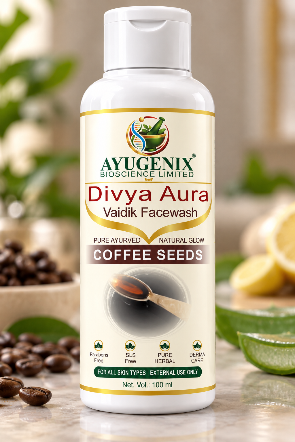 AYUGENIX DIVYA AURA Vaidik Coffee Facewash
