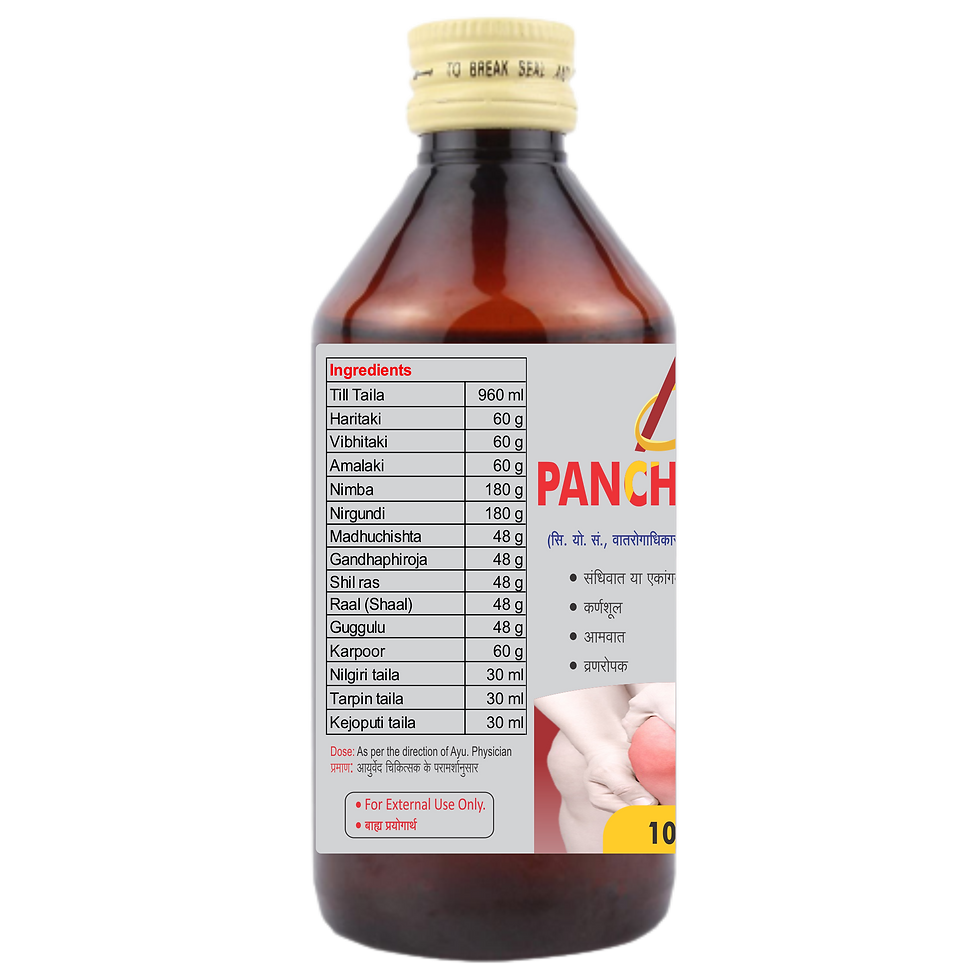 Thumbnail: Panchguna Oil – Ayurvedic Pain Relief Oil for Joint Pain, Arthritis, Muscle Pain & Wound Healing