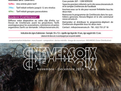 CinéVersoix novembre-décembre 2019