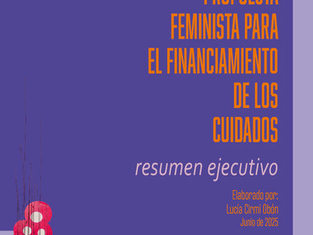 Una propuesta feminista para el financiamiento de los cuidados
