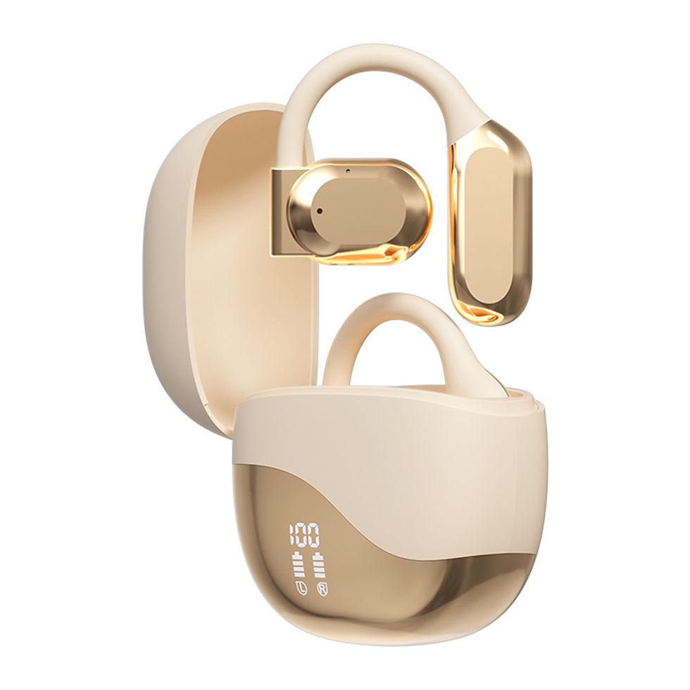 Thumbnail: Wireless Bluetooth Translation Headphones 140 Languages Instant Translator Earbu