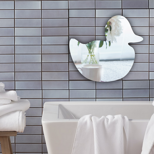 Duck Bathroom Wall Mounted Acrylic Mirror Mirrors Interiors