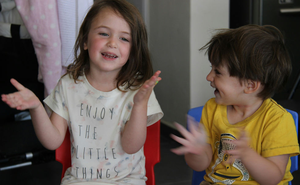 children laughing playing
friends learning