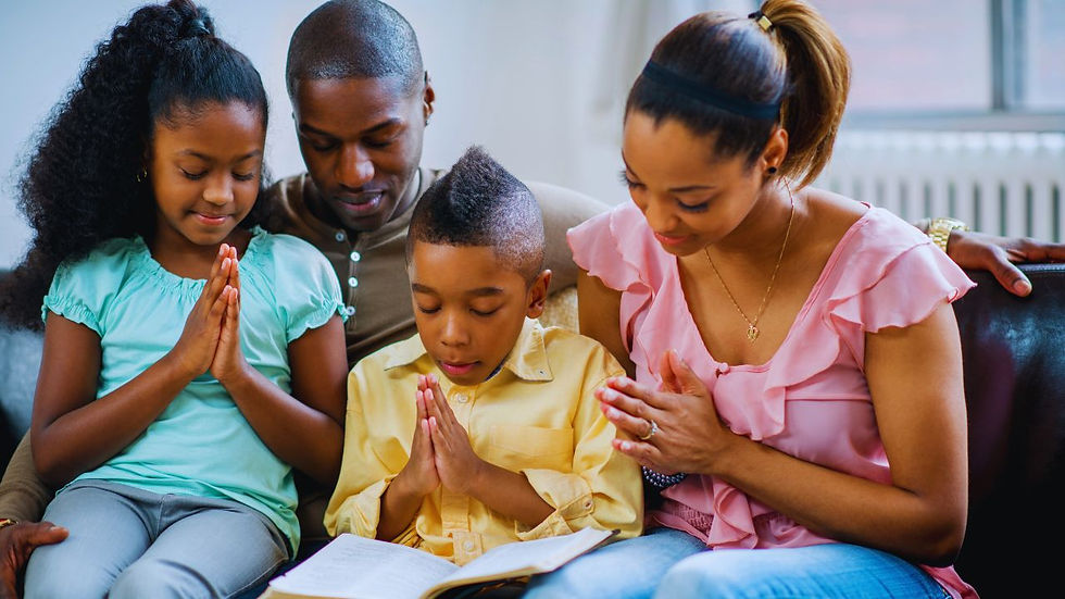 A Christian family choosing an education that
reflects their faith and values