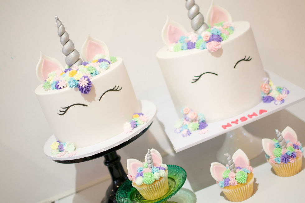 Thumbnail: Unicorn Rainbow Pastel  Birthday Cake