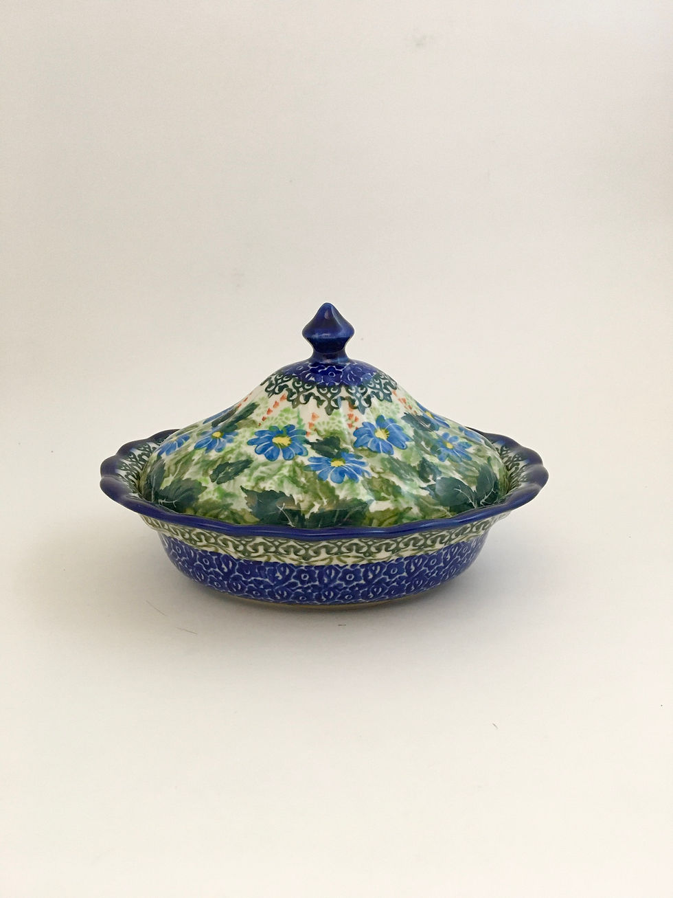 Victorian Butter Dish, "Forest Glen"