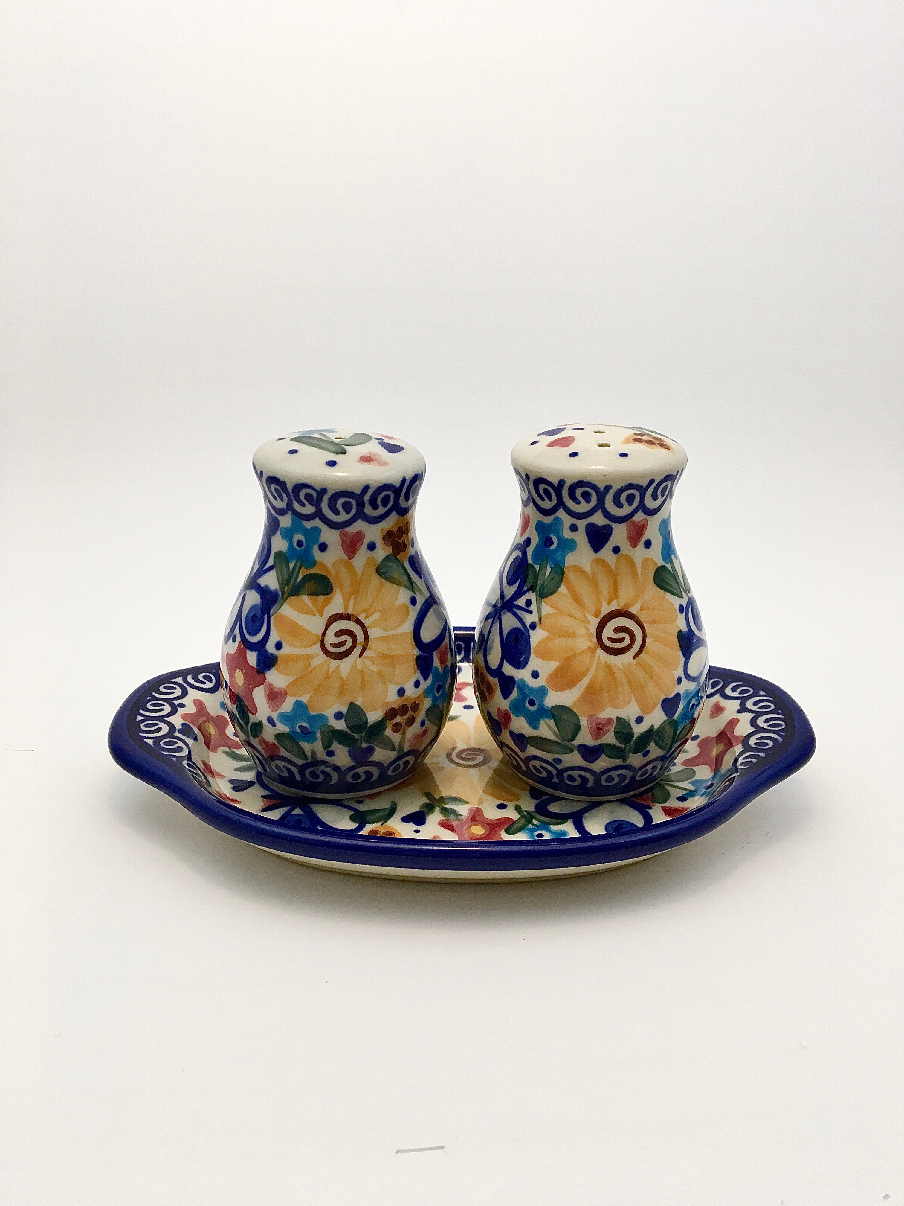 Salt & Pepper Set, "London's Sunflowers"