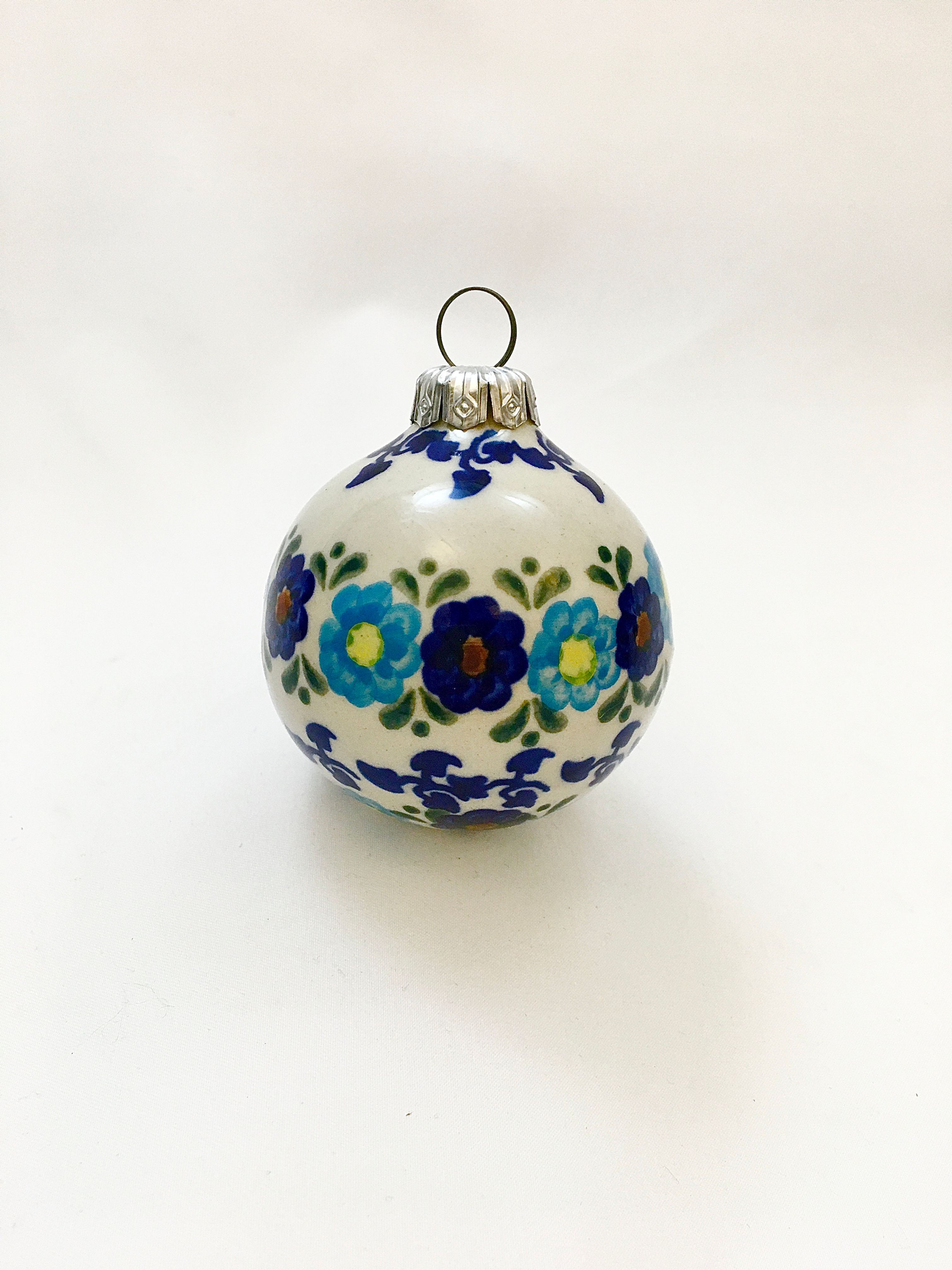 Round Bombka Ornament, "Dreamscape"