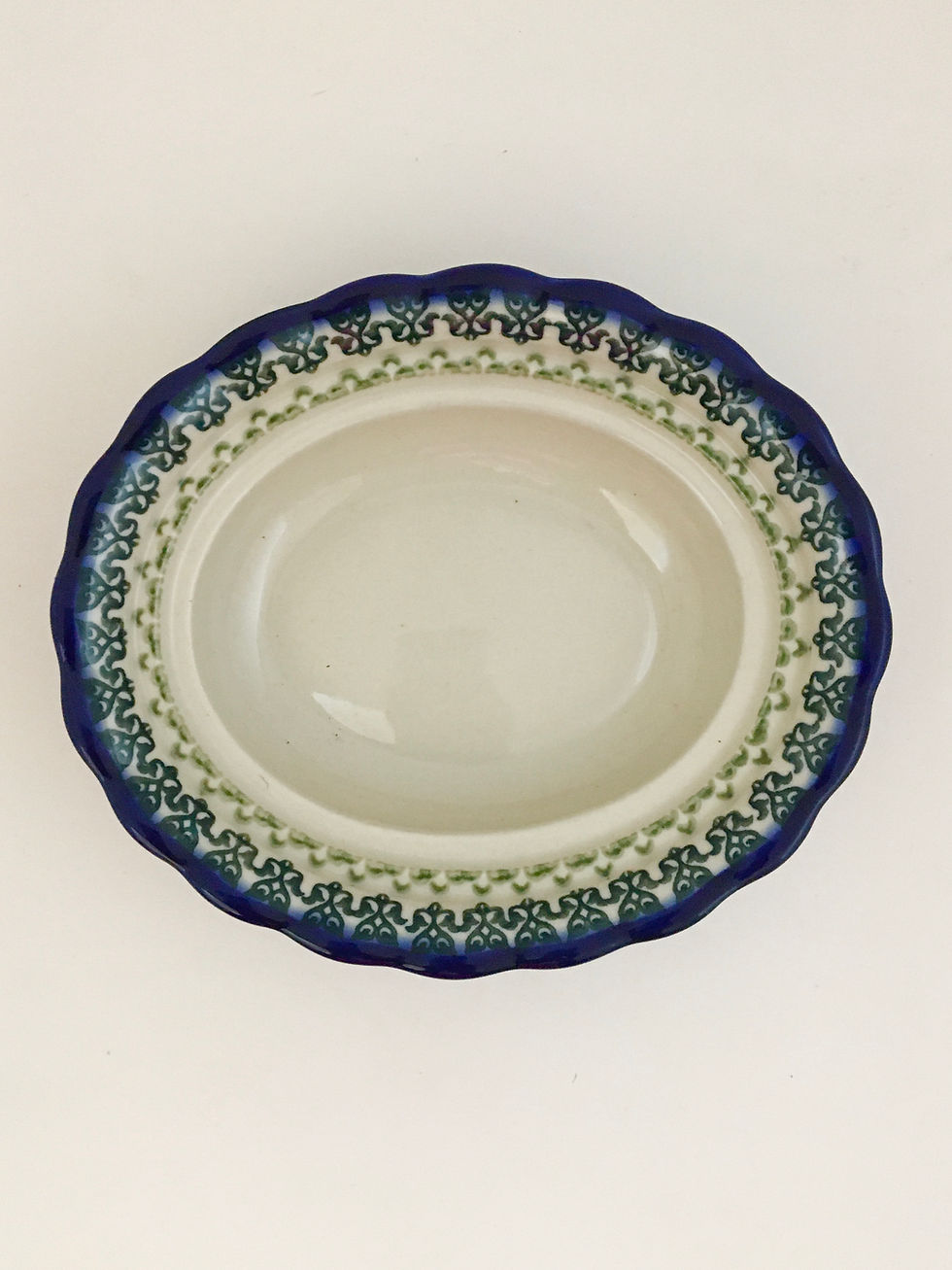 Thumbnail: Victorian Butter Dish, "Woodland Zinnia"