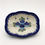 Thumbnail: Scalloped Soap/Trinket Dish; "Blue Pansies"
