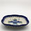 Thumbnail: Scalloped Soap/Trinket Dish; "Blue Pansies"