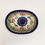 Thumbnail: Oval Domed Butter Dish, "Tulip Garden"