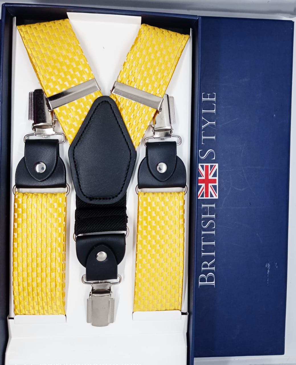 Tirantes importadas amarillo pinza