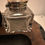 Thumbnail: Antique Desk Tidy & Silver Hallmarked Inkwells