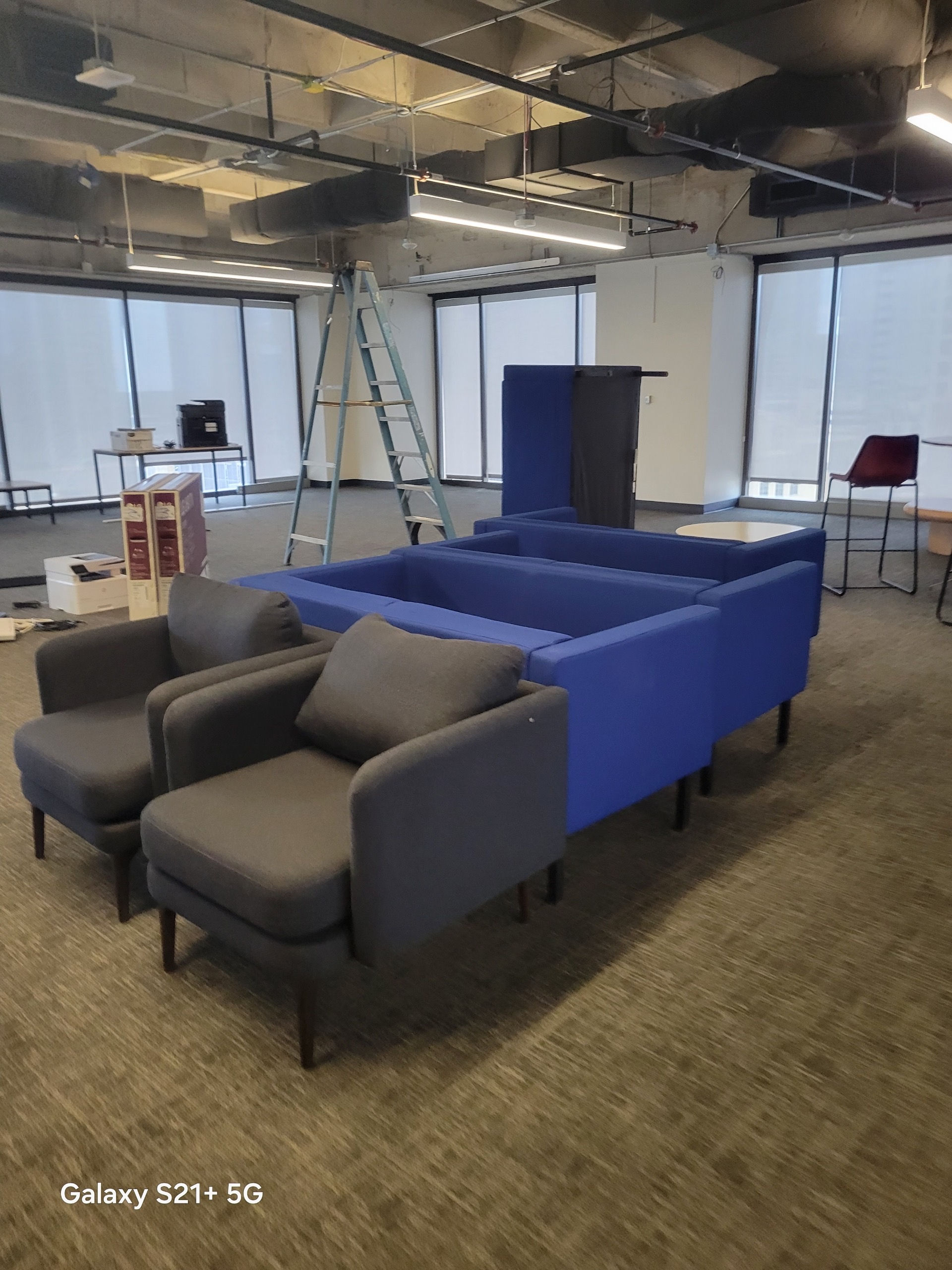 lounge seating area office