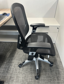 black office chair