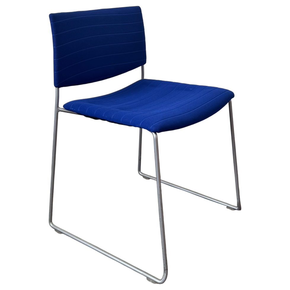 Thumbnail: Andreau World Armless Stack Chair (Blue)