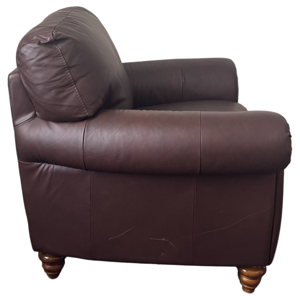 Thumbnail: Italian Contemporary Lounge Chair *Set of 2* (Brown Leather)