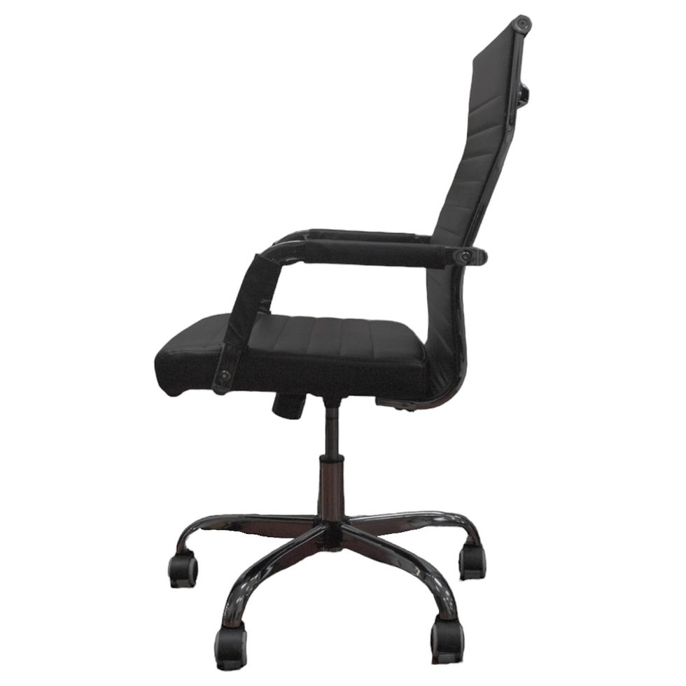 Thumbnail: High-Back Modern Conference Chair (Black)
