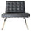 Thumbnail: Vintage Original Barcelona Lounge Chair (Black Leather/Chrome)