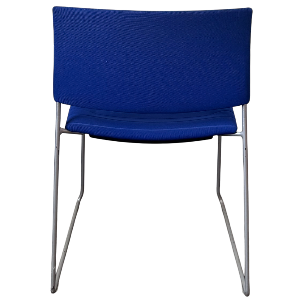 Thumbnail: Andreau World Armless Stack Chair (Blue)
