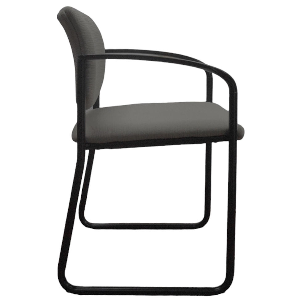 Thumbnail: Steelcase Player Contemporary Side Chair (Black/Gray)