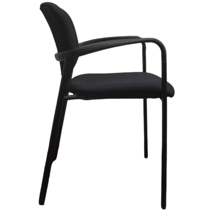 Thumbnail: Haworth Mid-Back Stacking Chairs w/ Arms