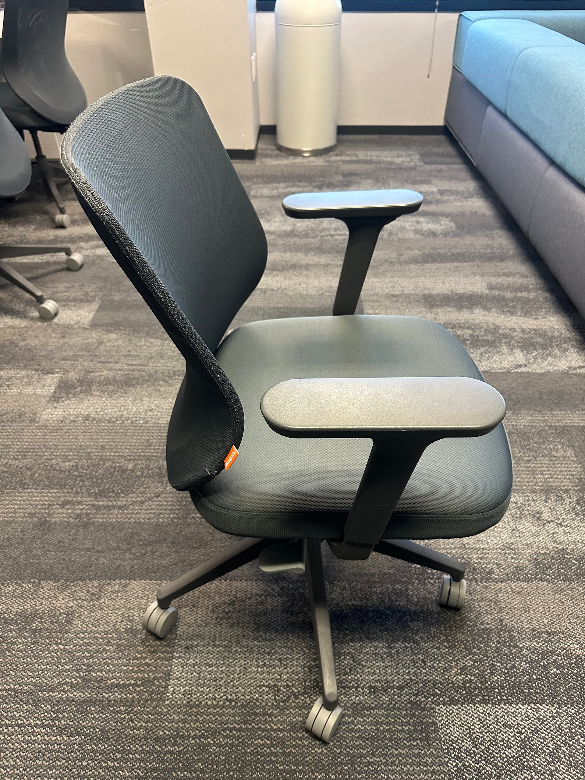gray poppin office chair