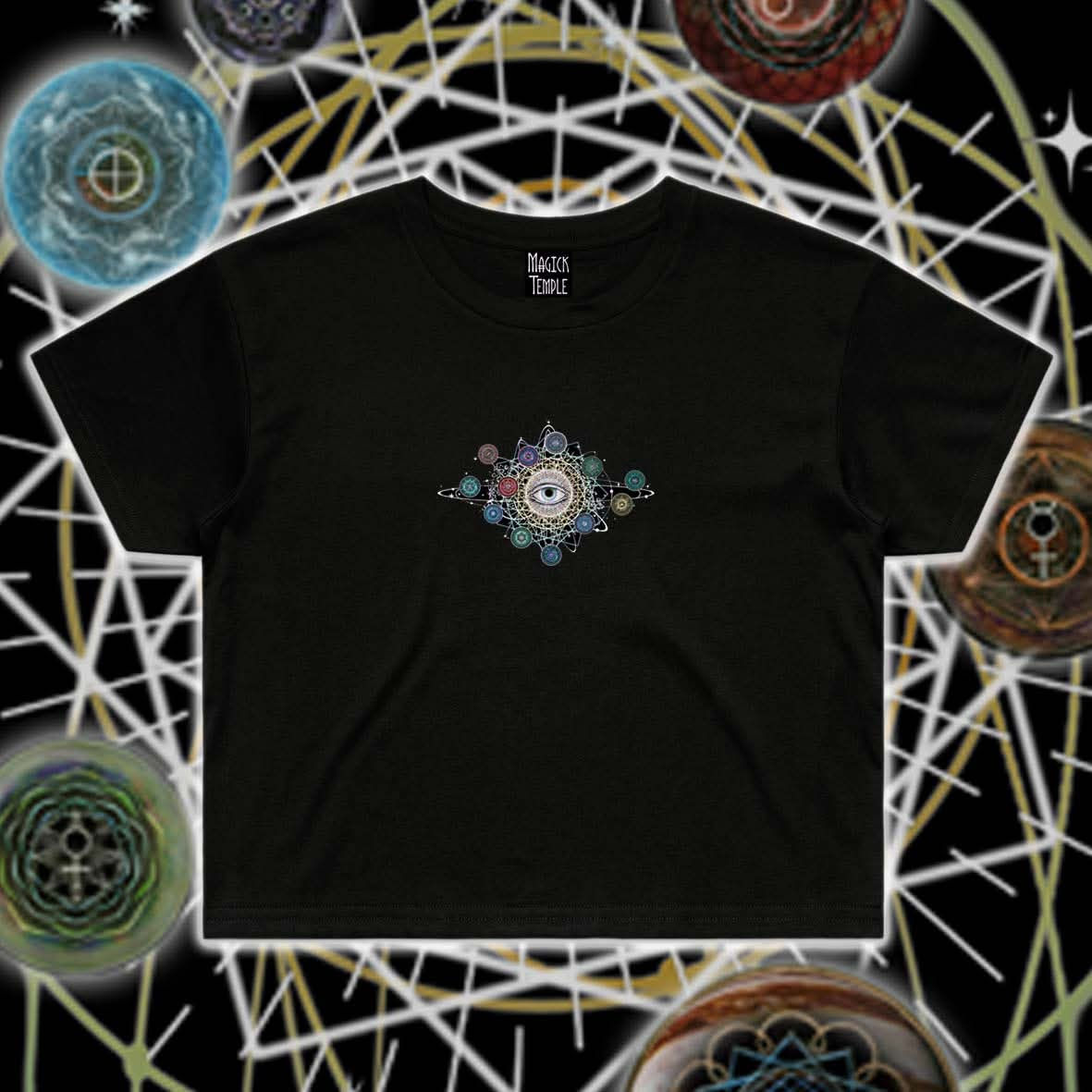 Planetary Star Gazer Women's Crop T