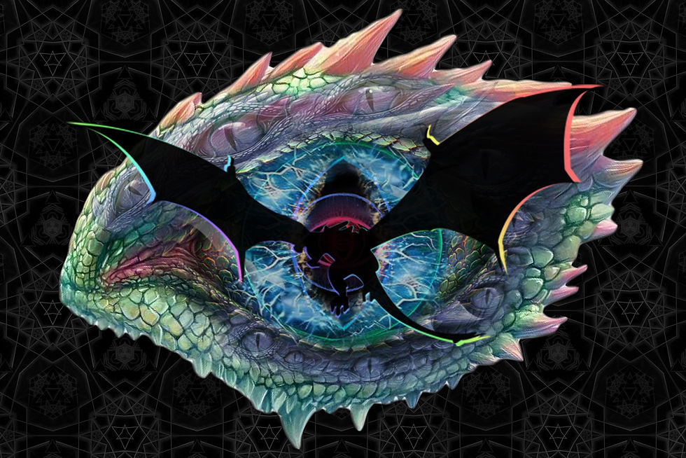 Thumbnail: Dragon Eyes: Leafy Dragon Long Sleeve T shirt