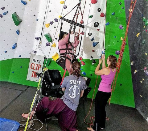 adaptive climbing