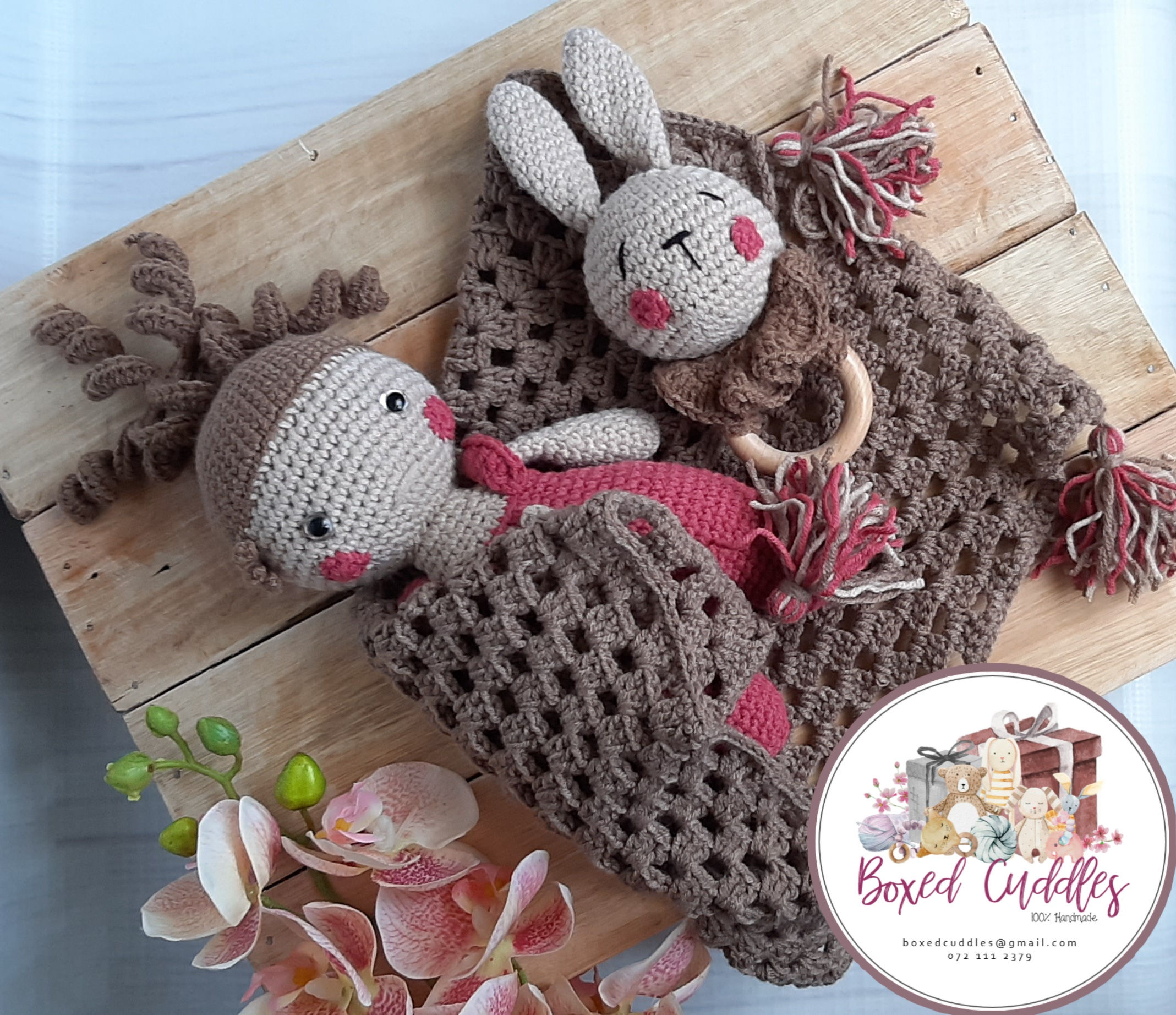 Heidi & Bunny Blanky Set