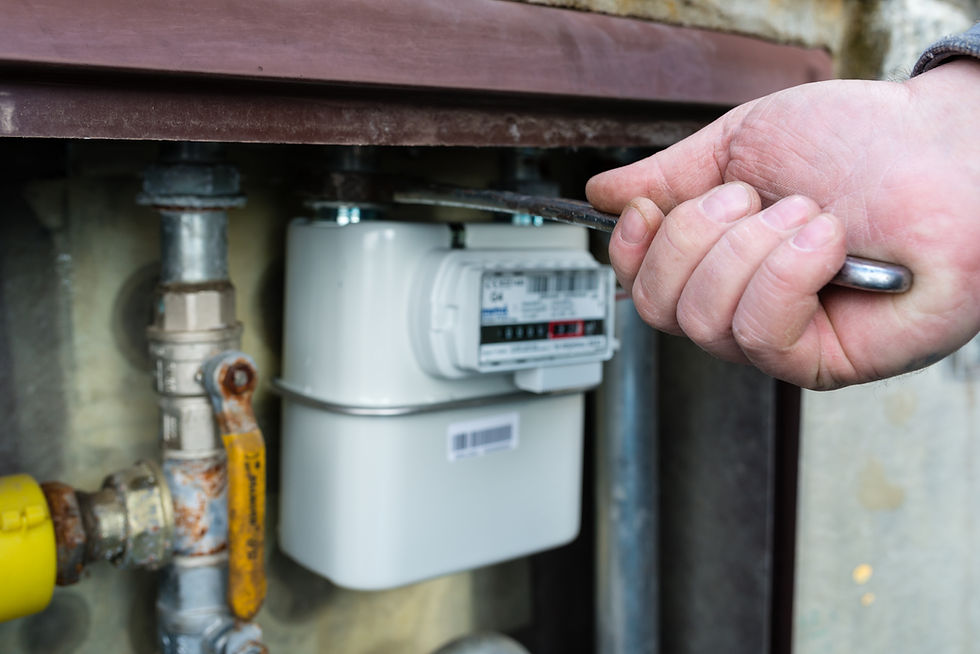 A man repairing  in an industiral site a led
