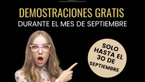Demos gratis durante el mes de septiembre