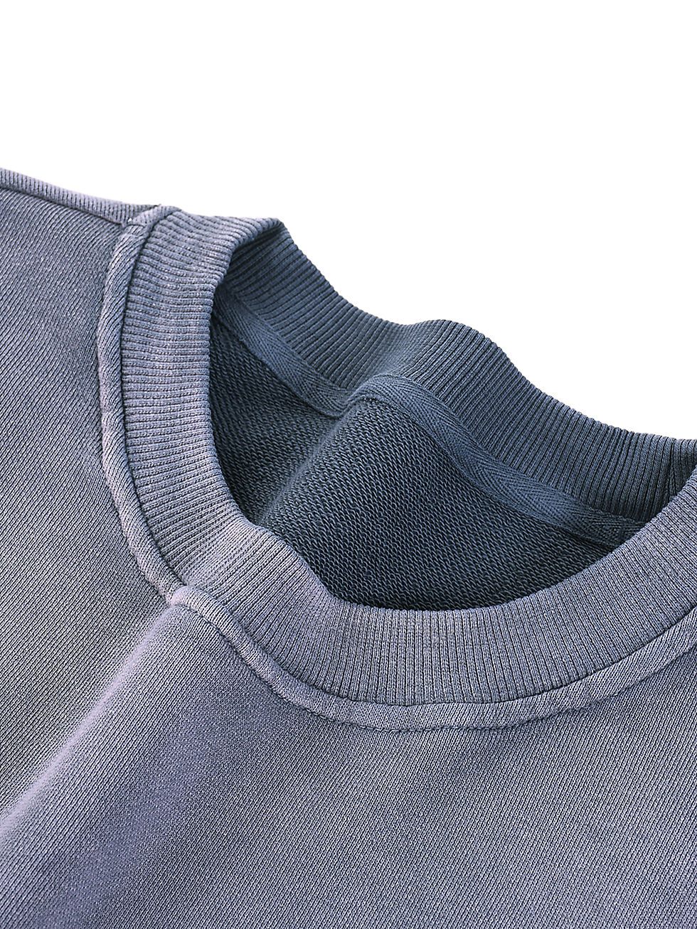 Thumbnail: Sunfade Drop-Shoulder Cotton Sweatshirt