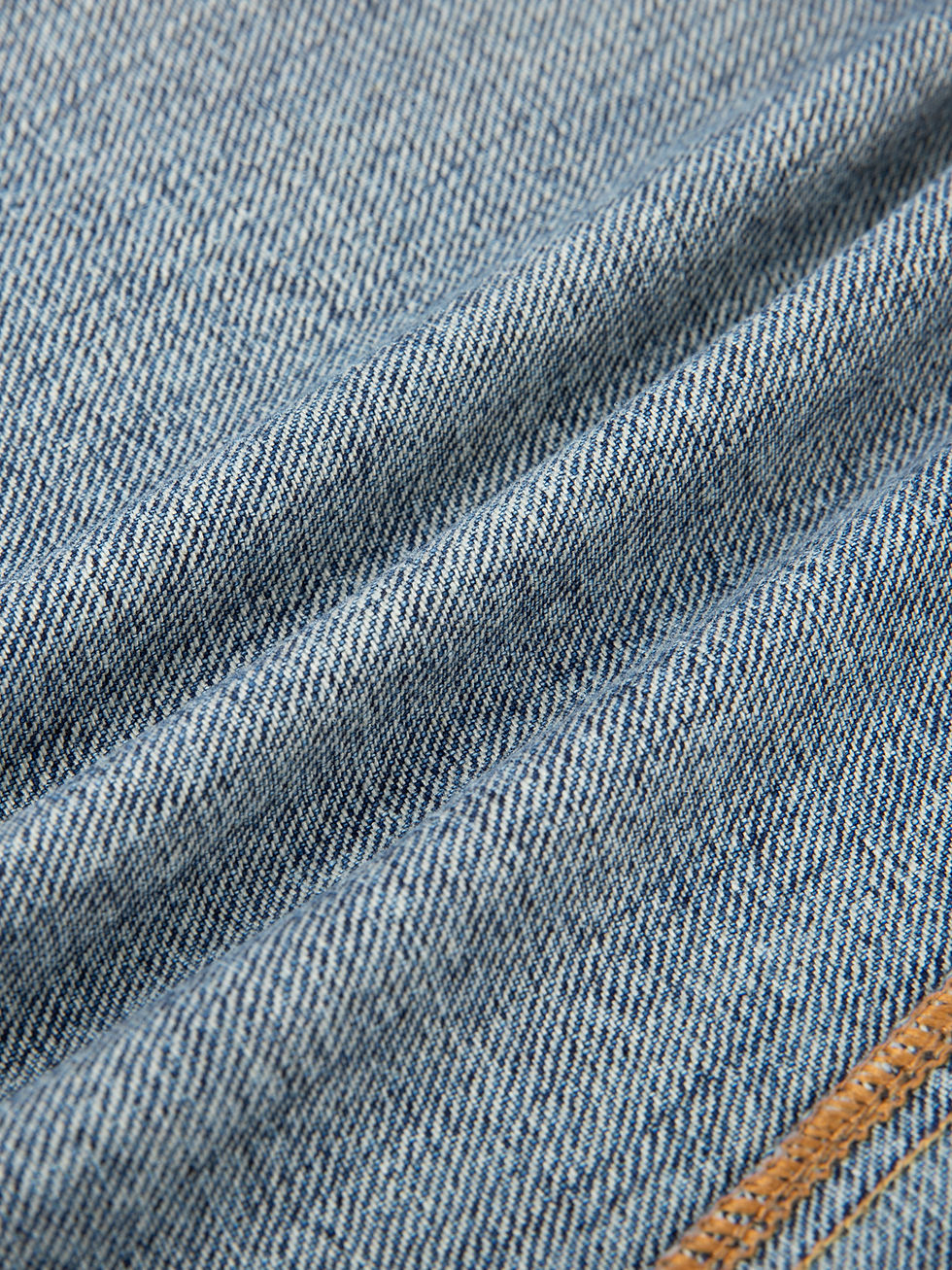 Thumbnail: Vintage Wash Baggy Denim Jeans