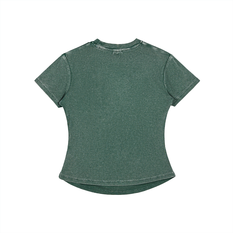 Thumbnail: Vintage Washed Bodycon Cotton T-Shirt