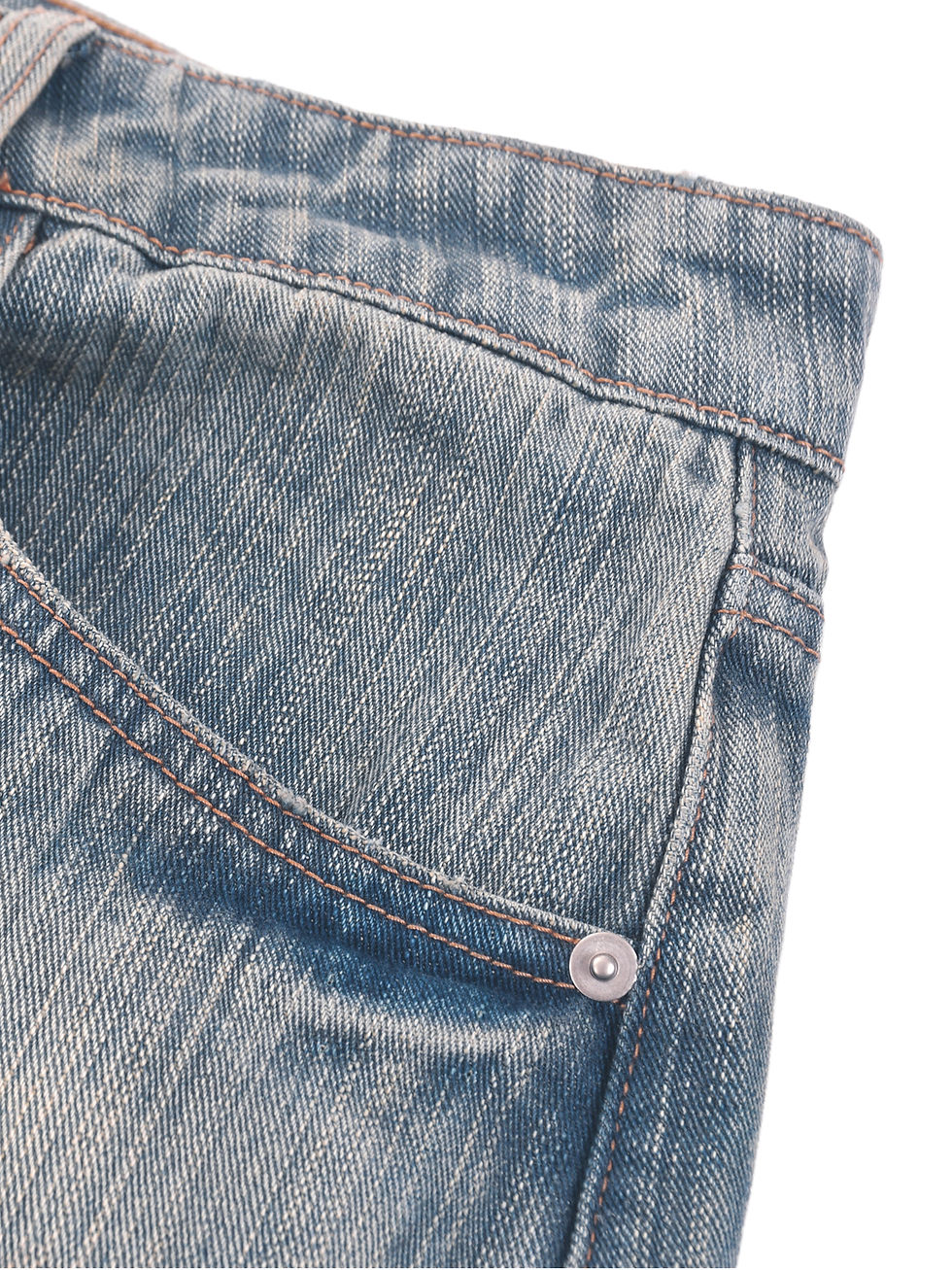 Thumbnail: Vintage Wash Distressed Denim Jeans