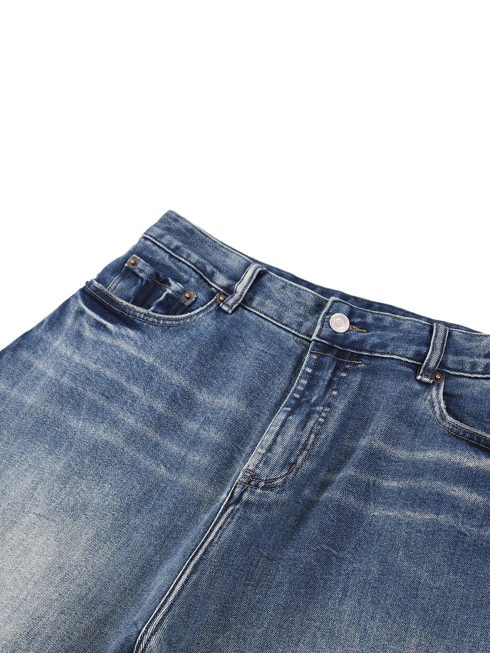 Thumbnail: Sun Fade Heavyweight Denim Jeans