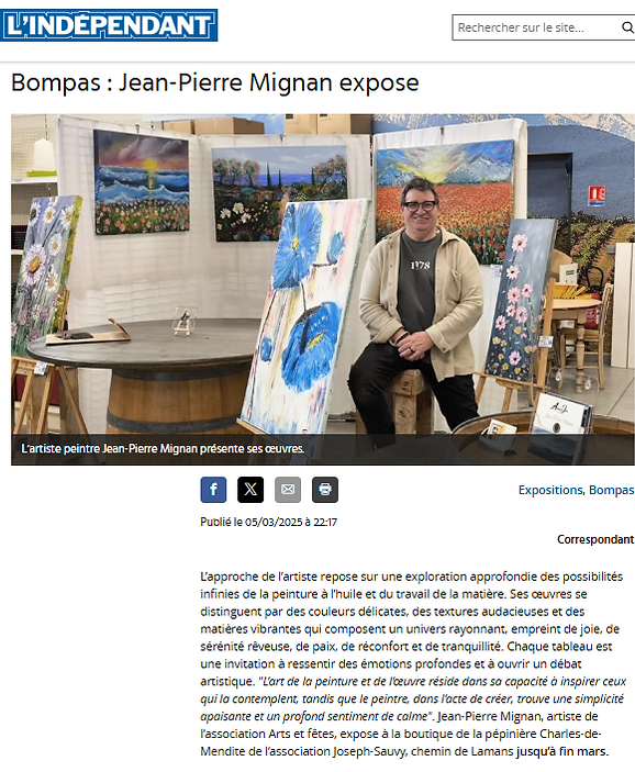 Article exposition Bompas