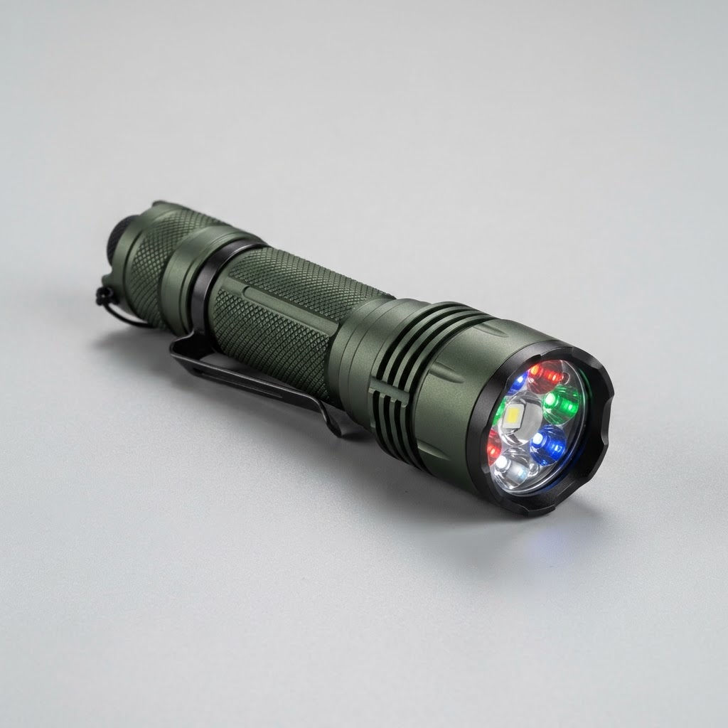 Blood Tracking Flashlight - Multi-Color LED
